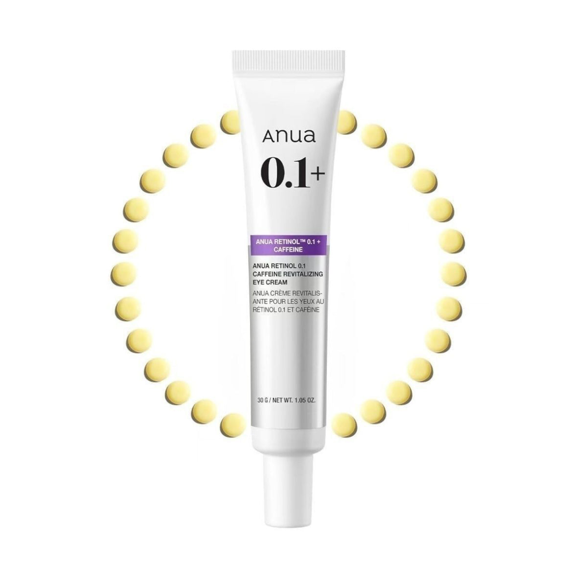 ANUA Retinol 0.1 + Caffeine Revitalizing Eye Cream (30 g)