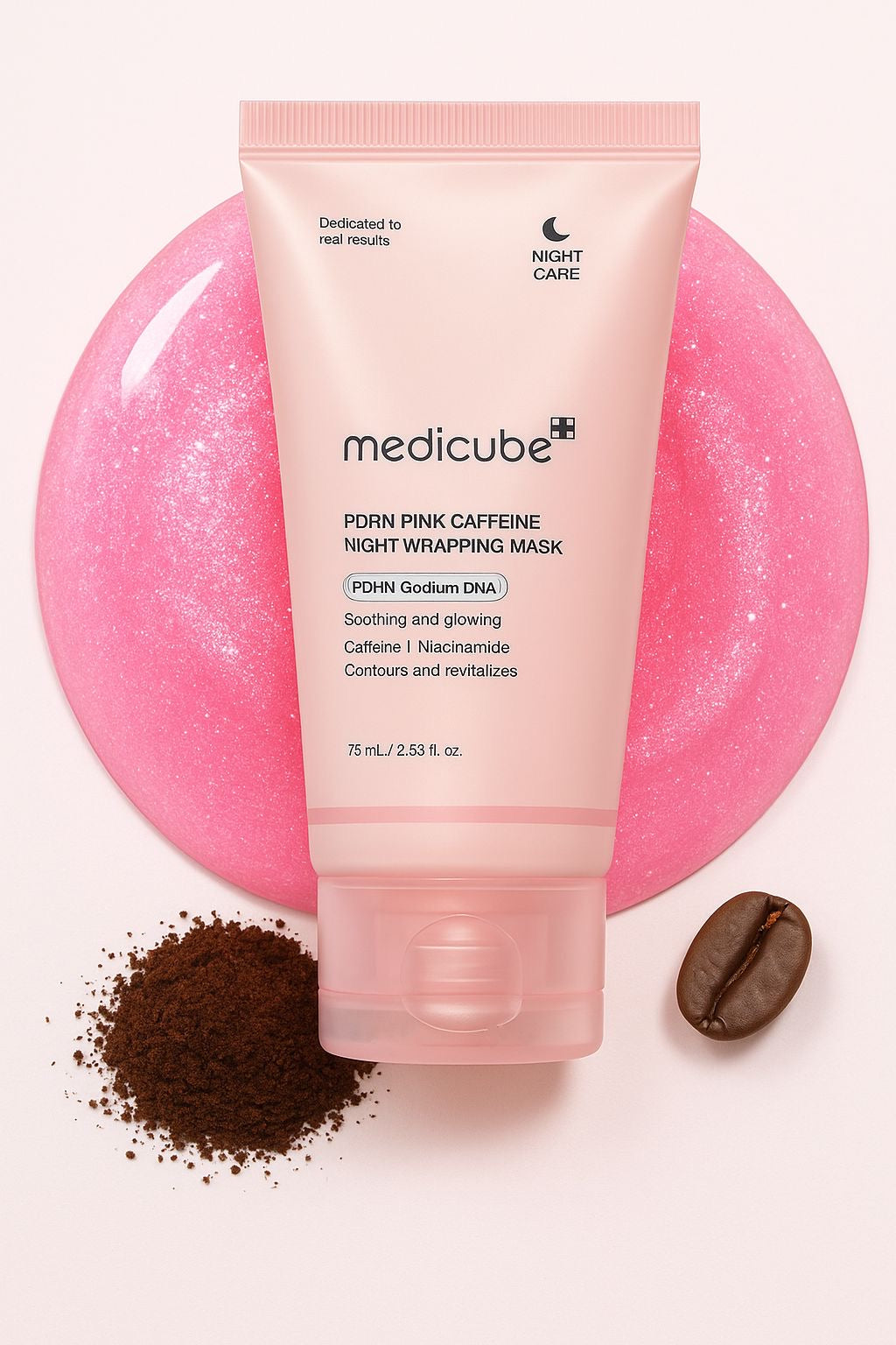 Medicube PDRN Pink Caffeine Night Wrapping Mask 75 ml