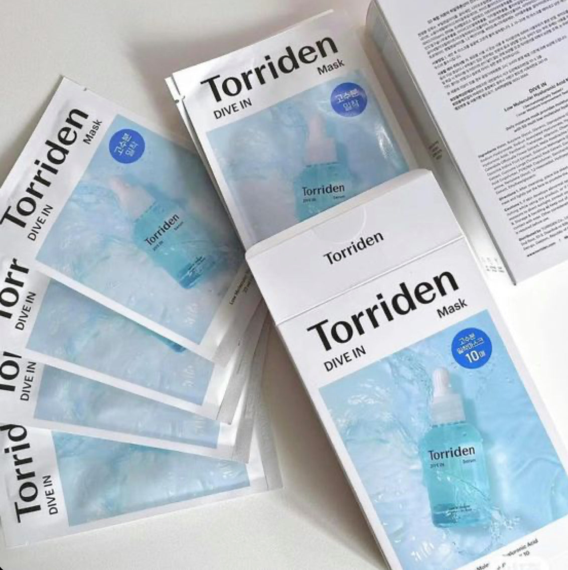 Torriden dive in low molecular hyaluronic acid mask pack de 10